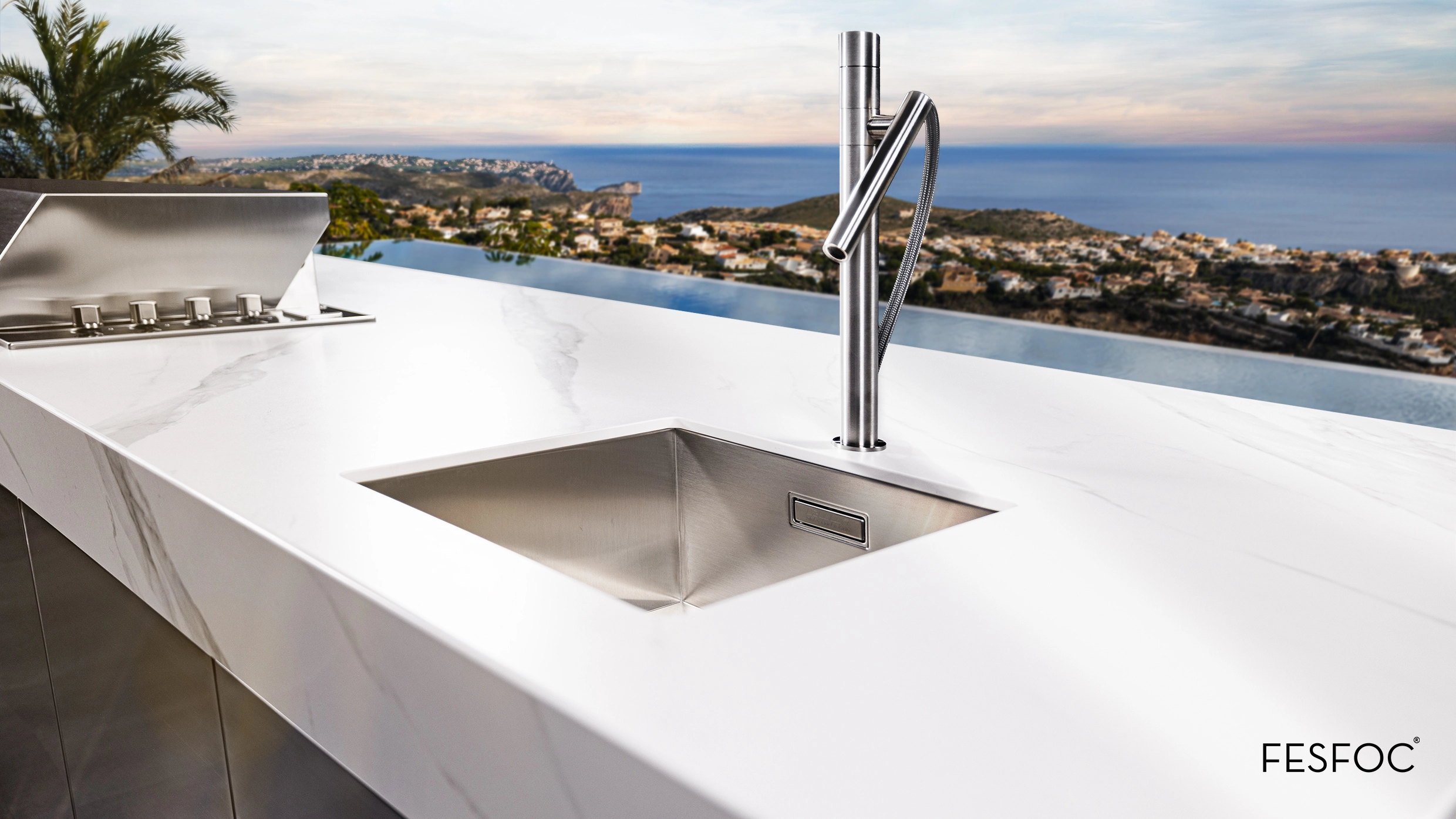 stainless steel faucet kitchen