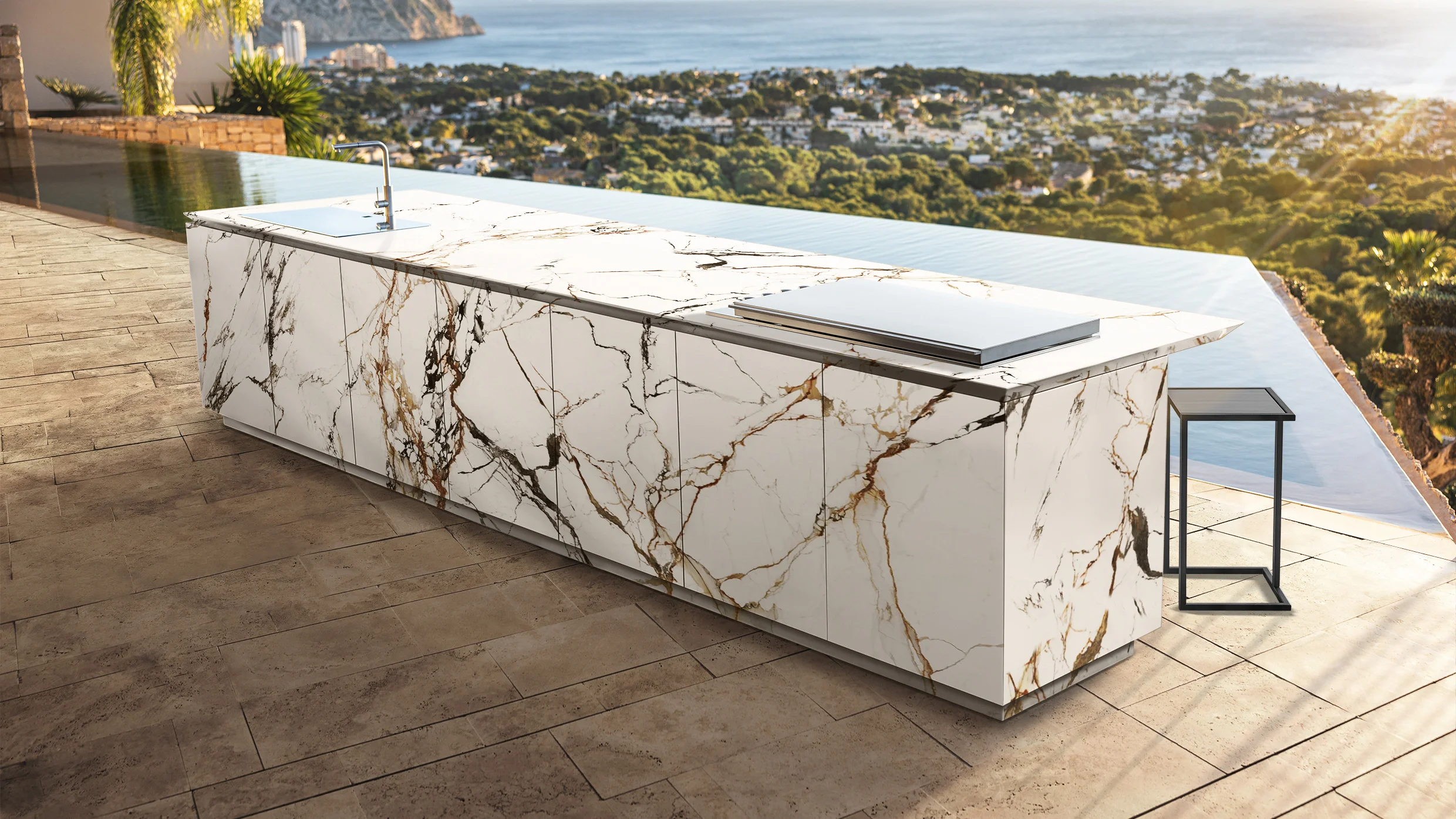 outdoor kitchen