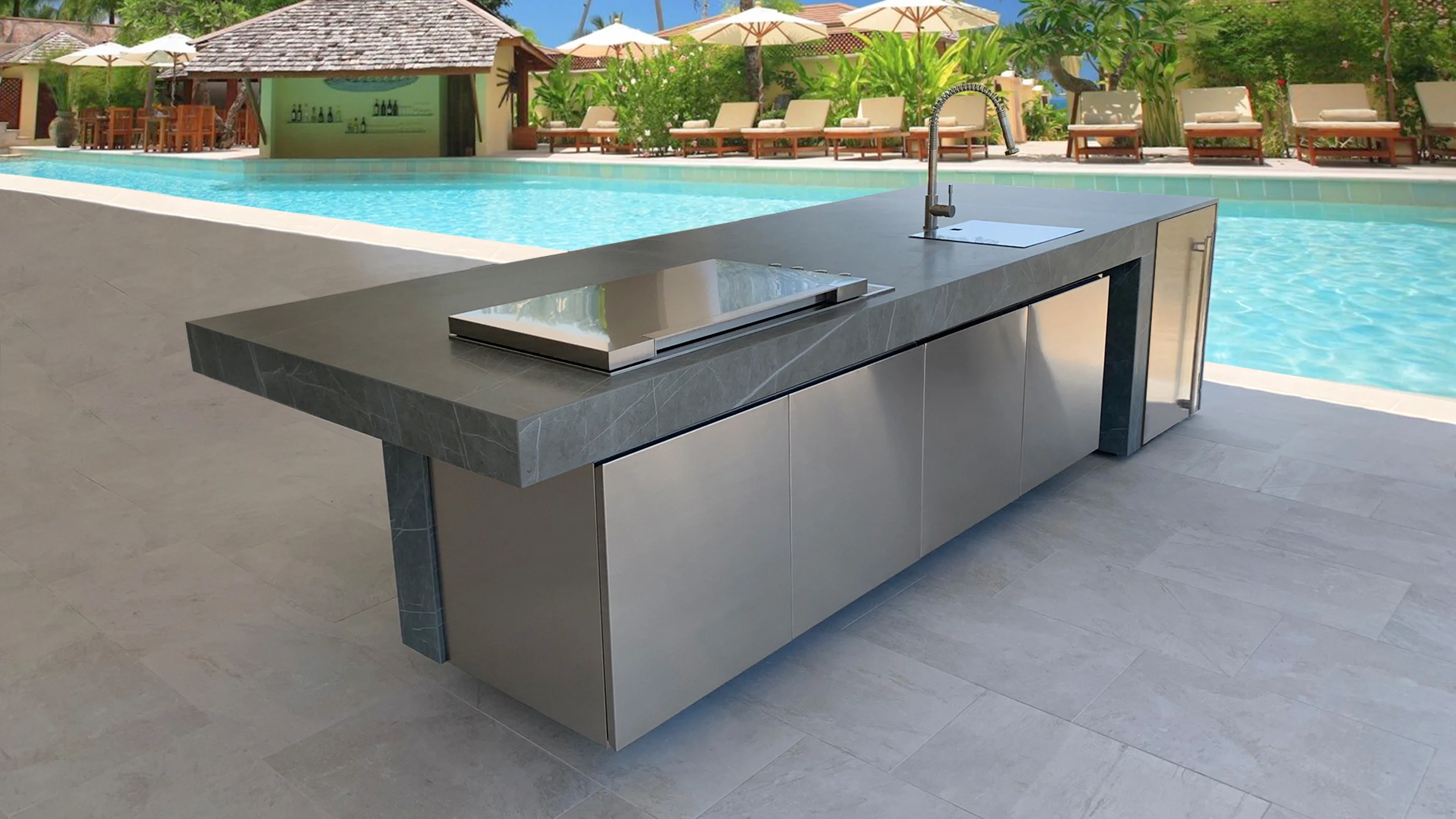 outdoor kitchen islands