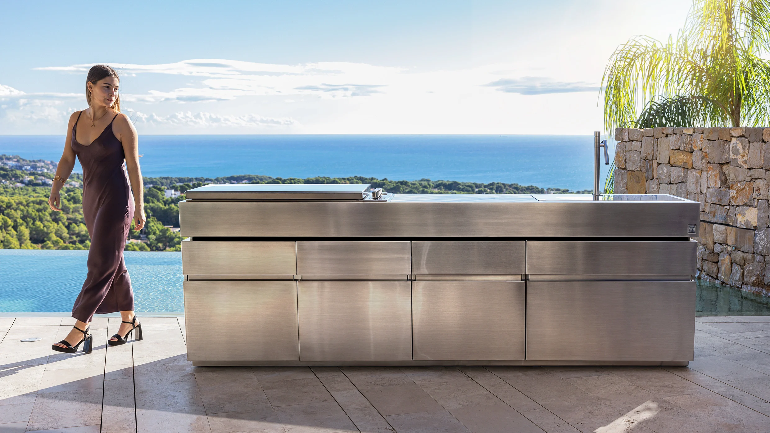 outdoor modern kitchen