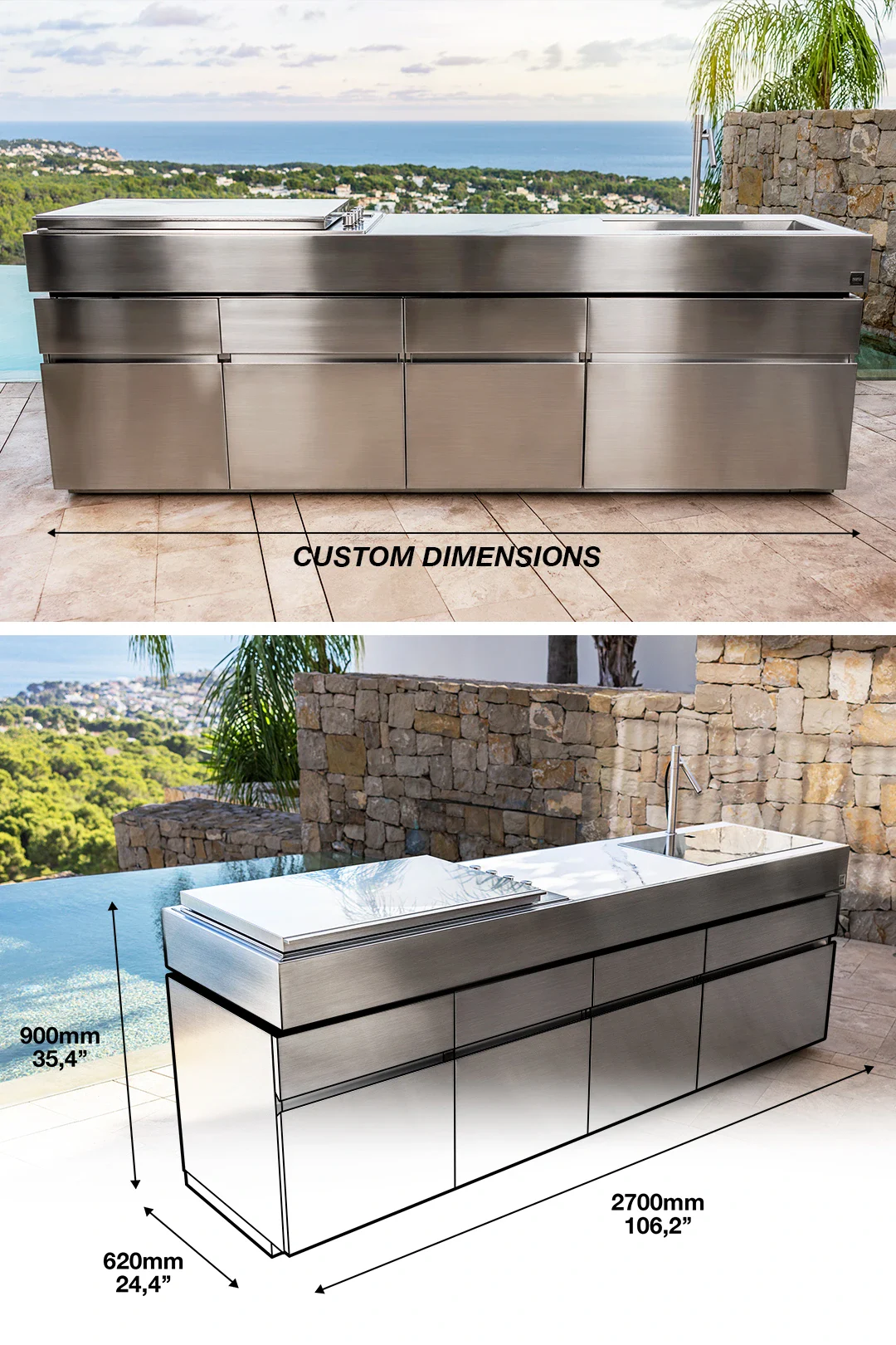 modern kitchen outdoor