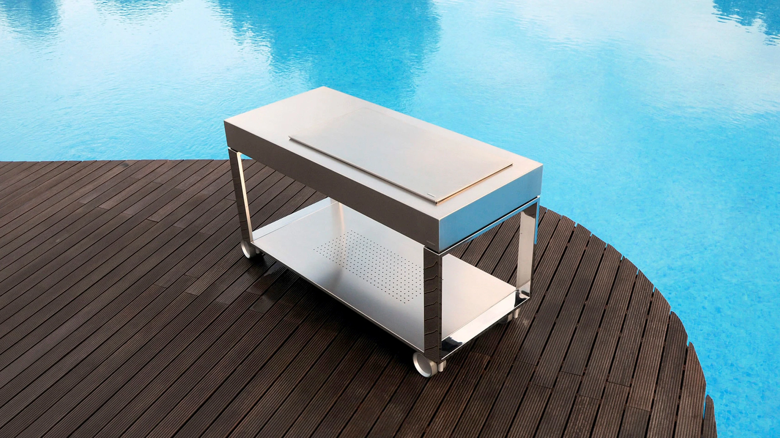 portable grill with wheels
