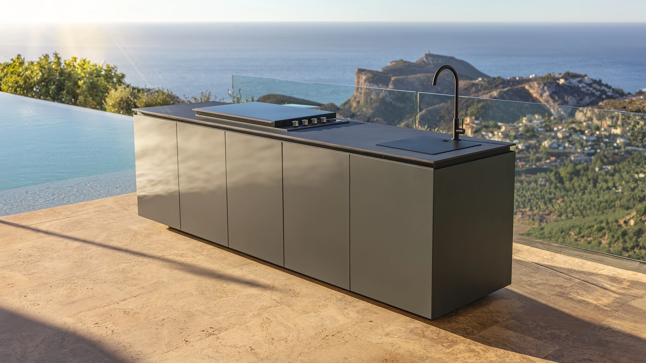 outdoor kitchen materials