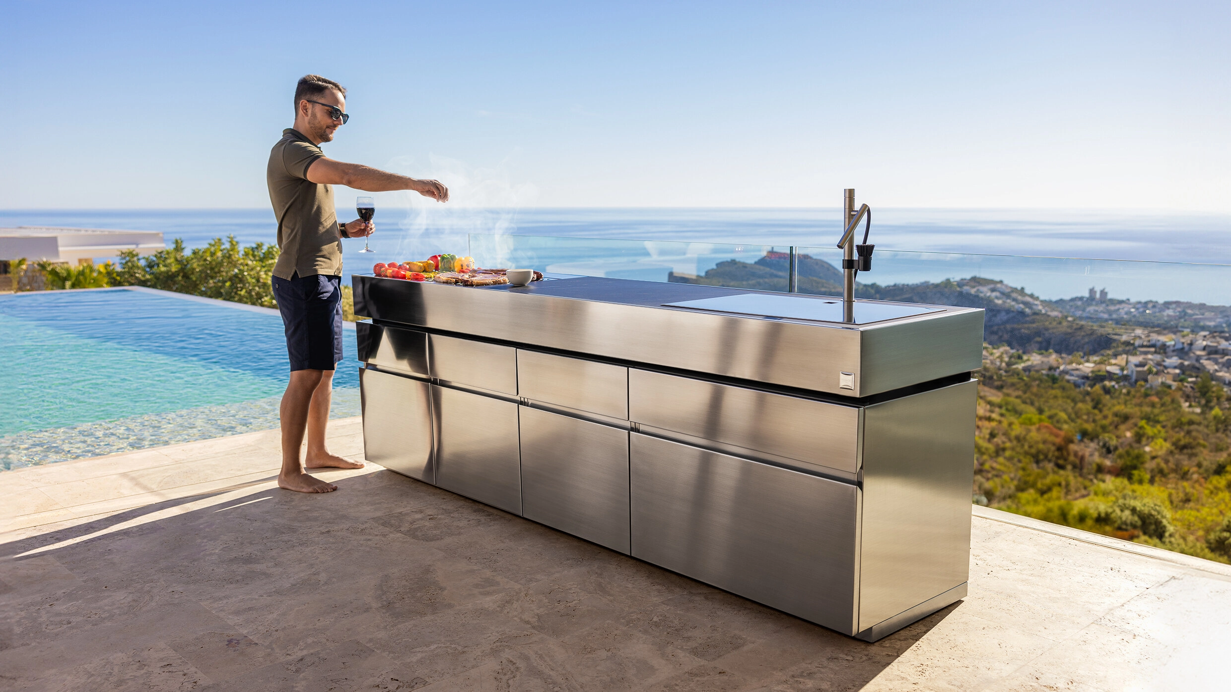 outdoor kitchen materials