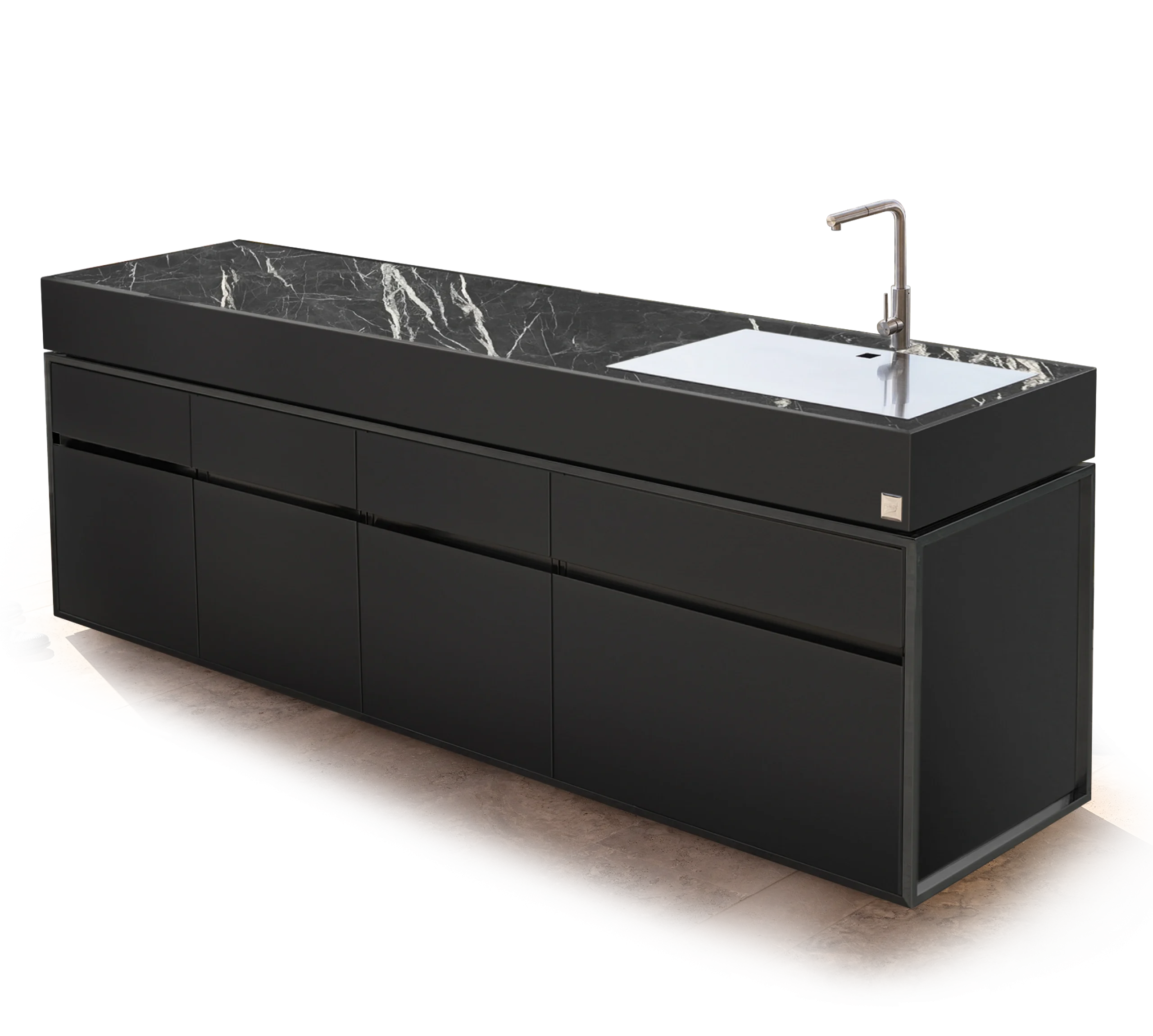 stainless steel outdoor kitchen island