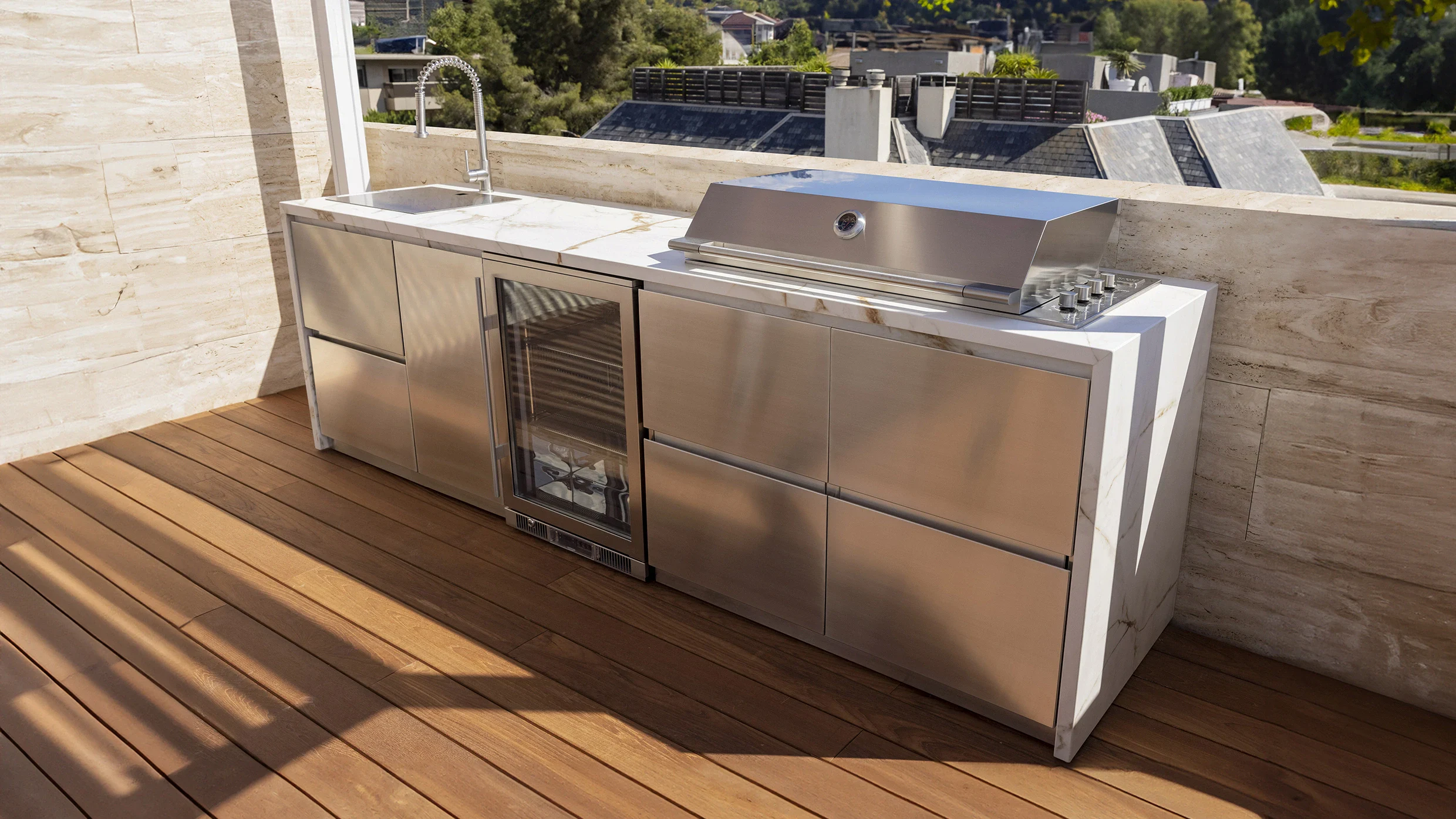 outdoor kitchen refrigerators