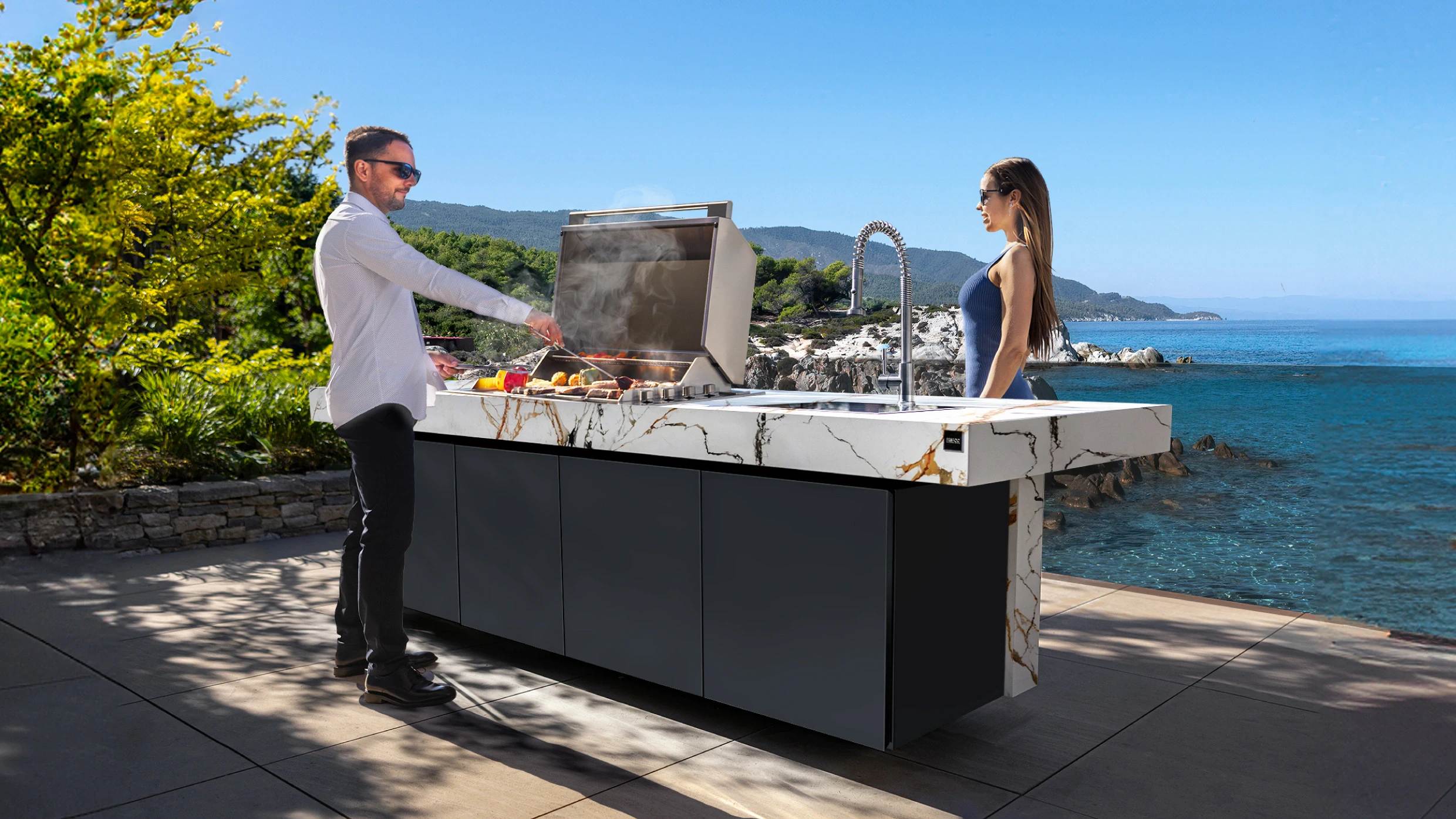 custom outdoor kitchens