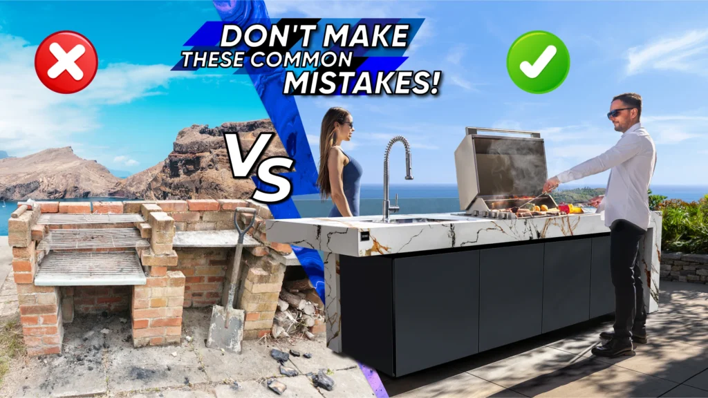 outdoor kitchen mistakes