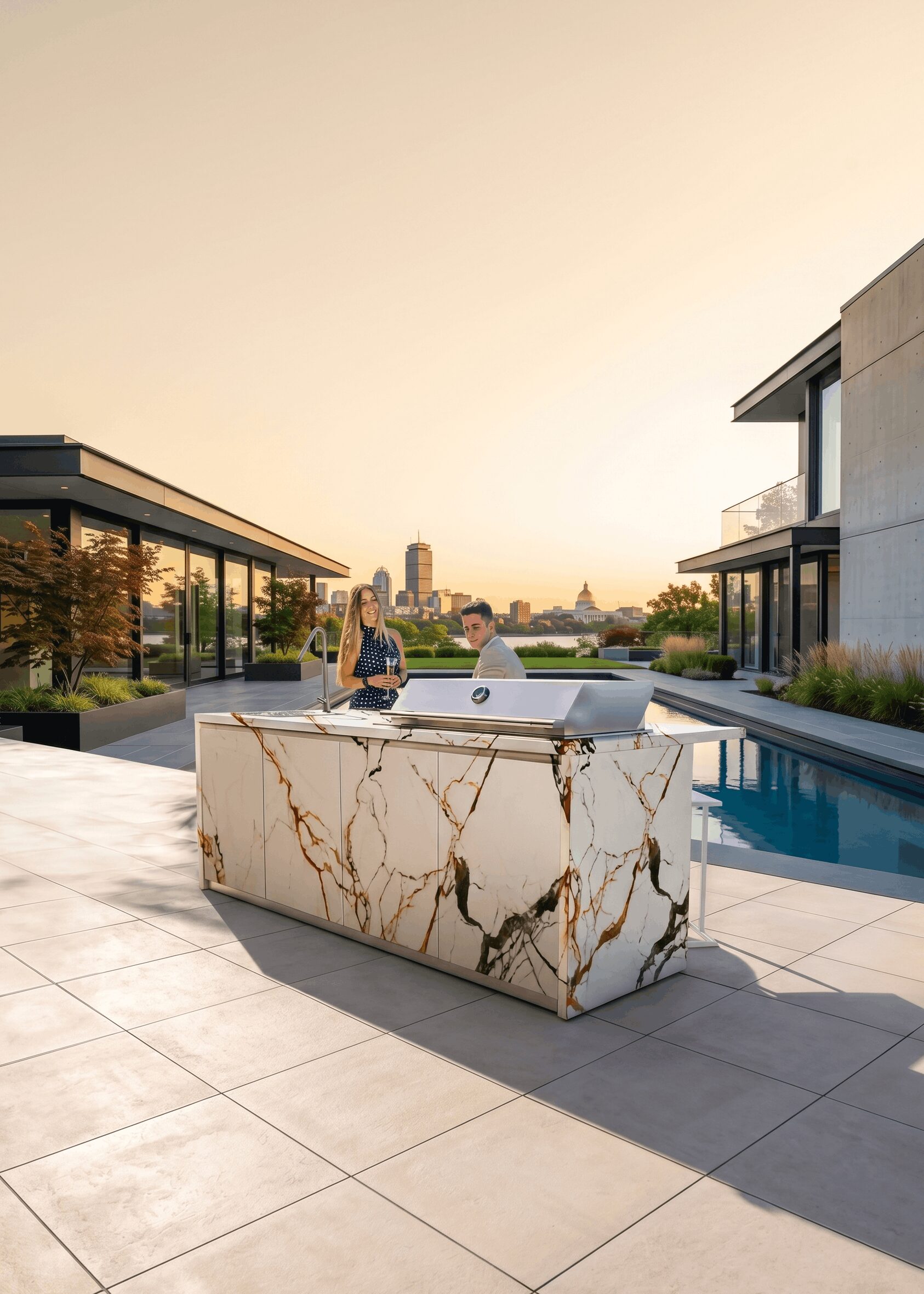 luxury outdoor kitchens in Boston