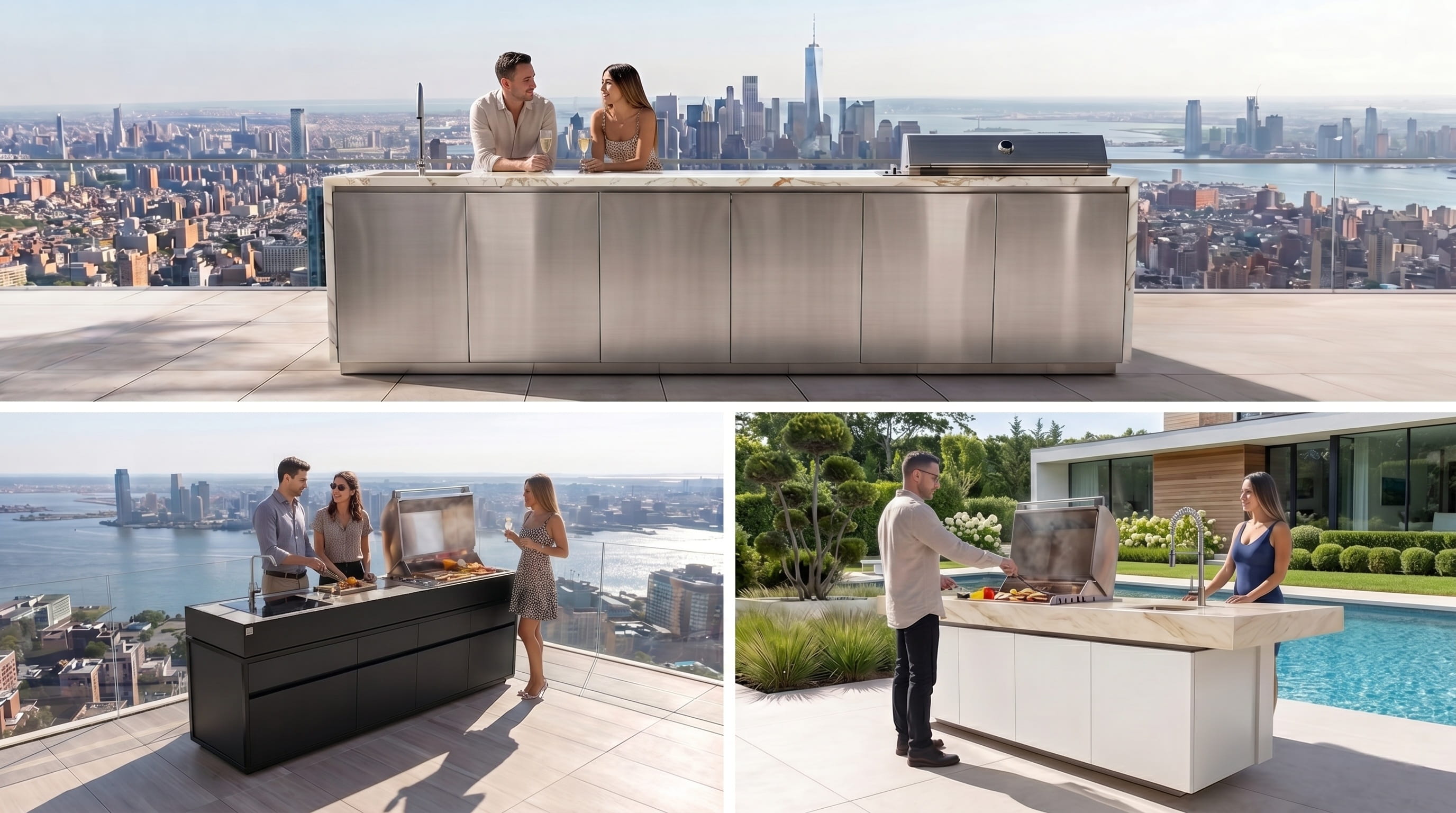 luxury outdoor kitchens in new york