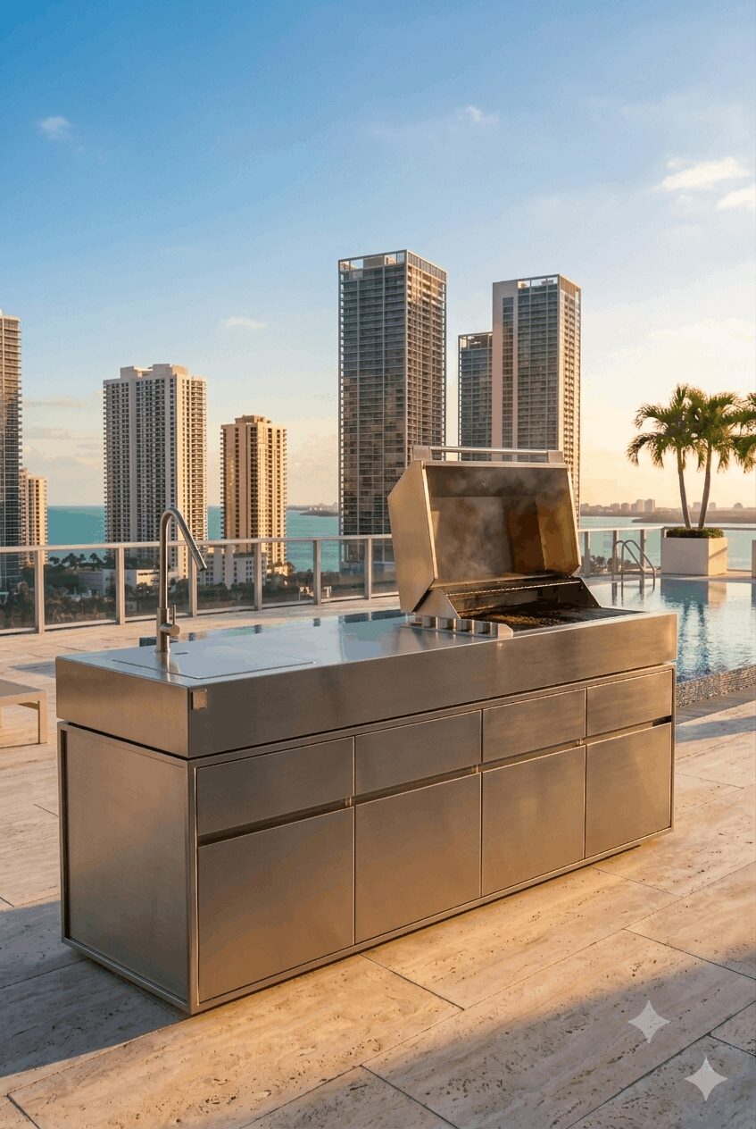 outdoor kitchens