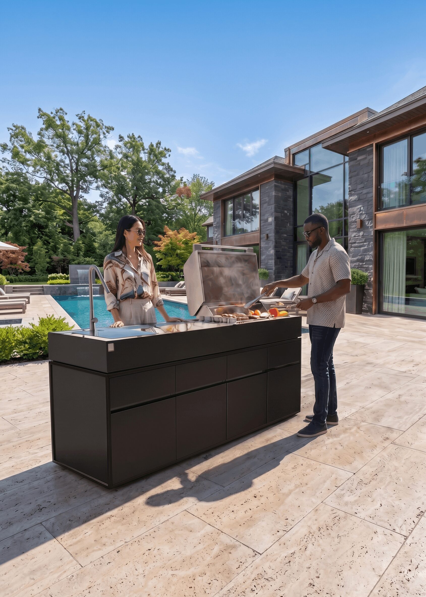 outdoor kitchens