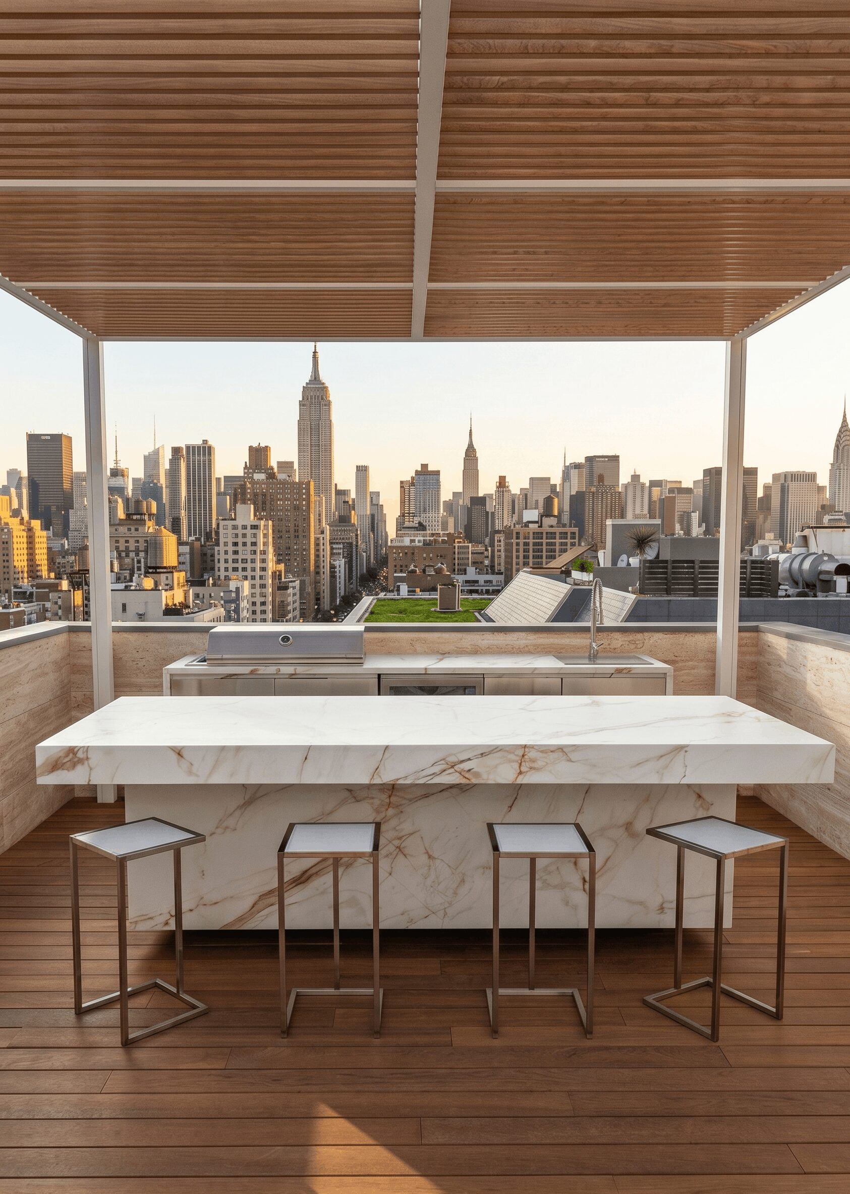 outdoor kitchens