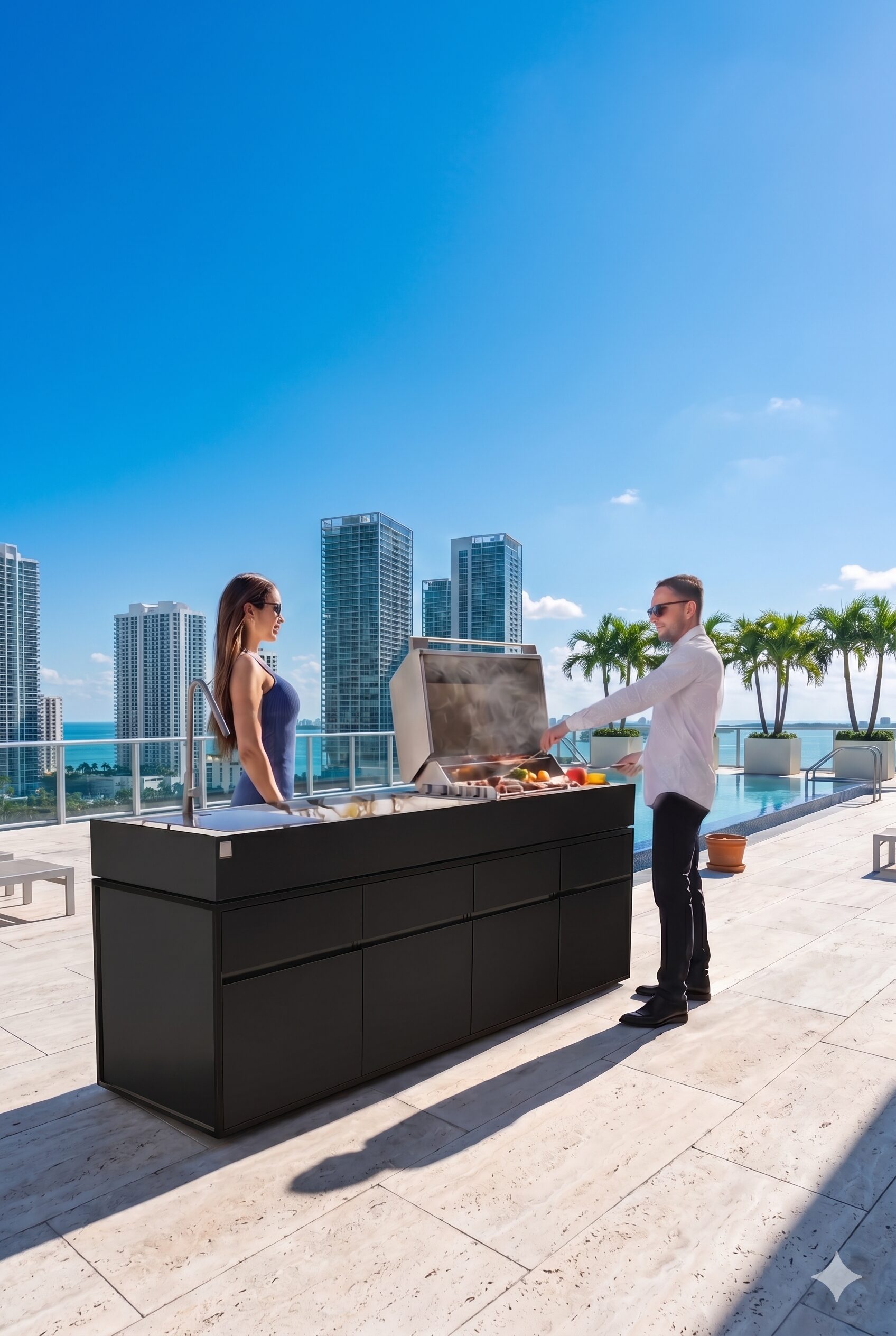 rooftop outdoor kitchens in miami